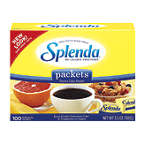 Splenda  no calorie sweetener, 100 individual packets, made from sugar, tastes like sugar Full-Size Picture